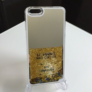 Gold Glitters Polish iPhone 6 Plus / 6s Plus Case
