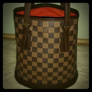 Louis Vuitton Ebene Damier Petit Bucket