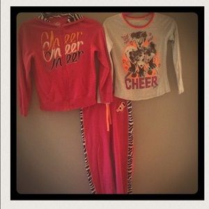 3 PC set. Justice Outfit. Cheer