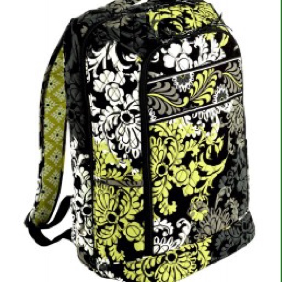 Black and green Vera Bradley backpack