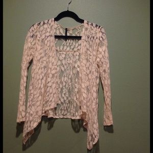 Lace Waterfall Cardigan