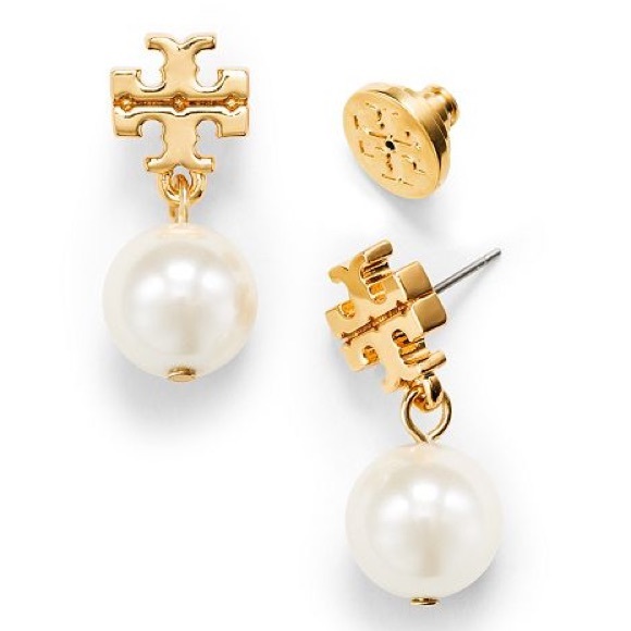 Tory Burch Pearl Drop Earrings