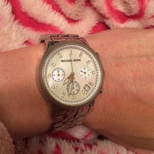 Michael Kors silver watch