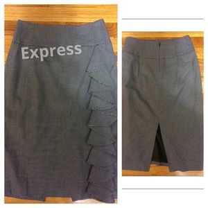 Express pencil work skirt worn 1 time size 0