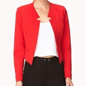 Red Forever 21 Blazer