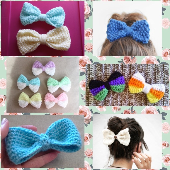 CUSTOM MADE knit bows! - Picture 2 of 3