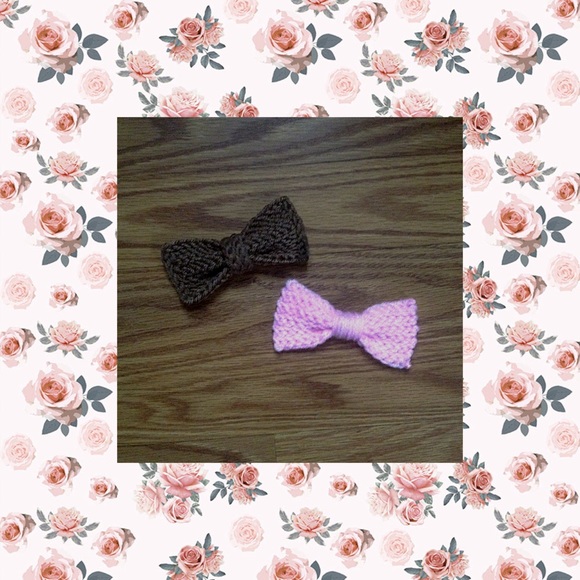 CUSTOM MADE knit bows! - Picture 3 of 3
