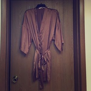 Victoria's Secret  silky robe with pockets