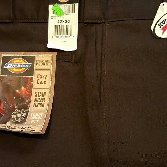 Brown dickies carpenter pants