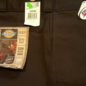 Brown dickies carpenter pants