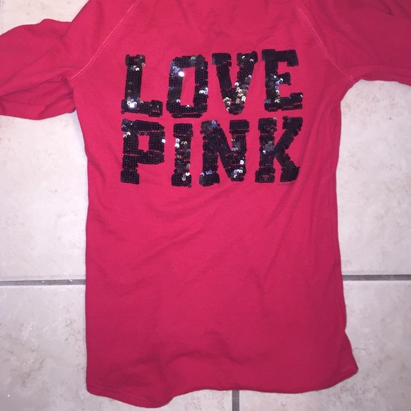 VICTORIA SECRET PINK LONG SLEEVE SHIRT