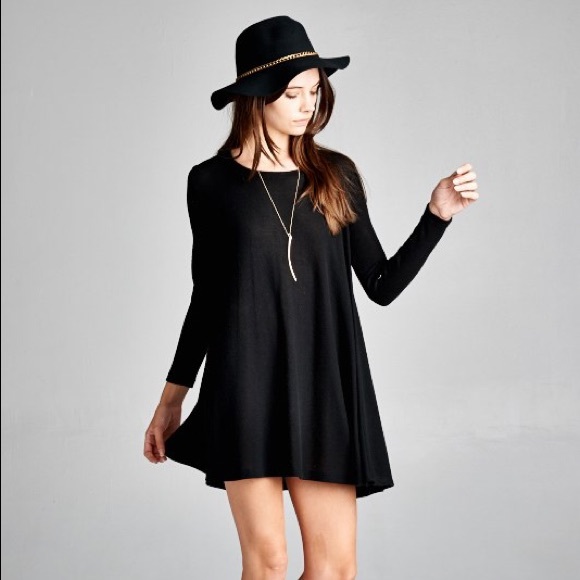 ✨SOLD☀️Black Shift Dress #bnwt