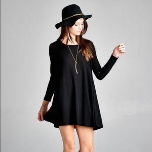 ✨SOLD☀️Black Shift Dress #bnwt