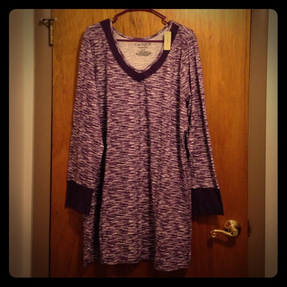 Purple pajama top