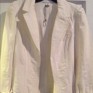Diane von Furstenberg jacket white size 8