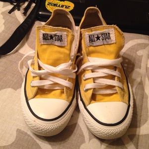 Yellow converse