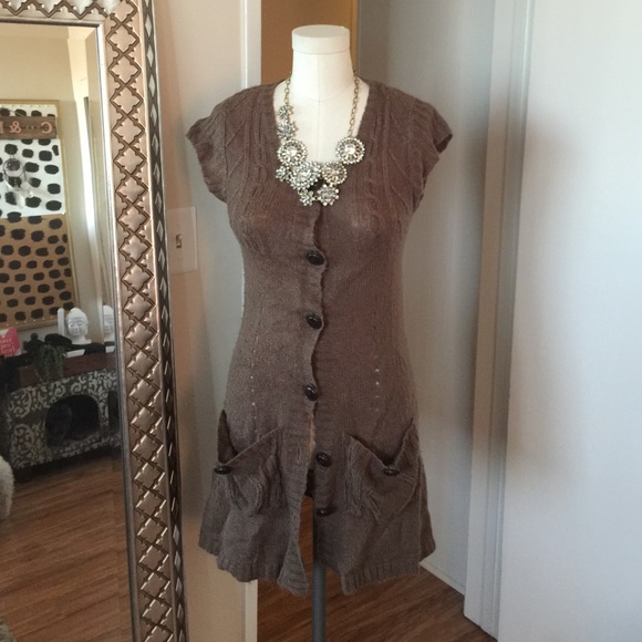 Brown Knit Sweater