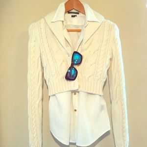 Ralph Lauren crop beautiful beige sweater 😍