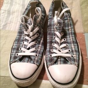 Converse Plaid Sneakers