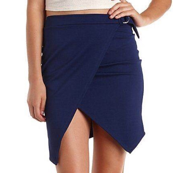 Charlotte Russe Dresses & Skirts - HP5/15🎉Ring belted wrap skirt