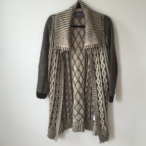 NWOT Paper Crane long winter sweater/cardigan