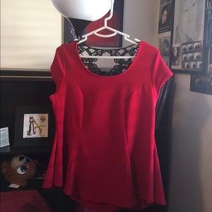 Red blouse size 2x