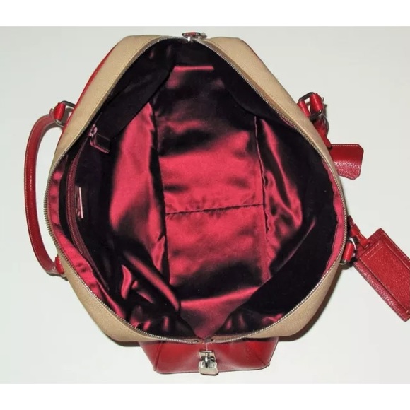 Prada Bauletto Canvas & Leather Satchel  Italy - Picture 3 of 4