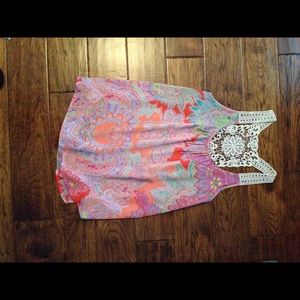 Blouse tank from the buckle