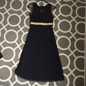 Cute, svelte little black Anthro dress, sz S. EUC