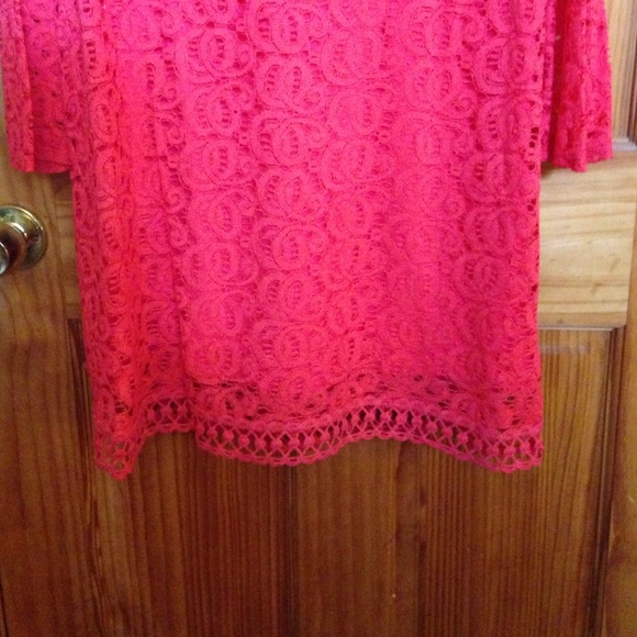 Laundry Long-sleeved V-neck Lace Dress - Picture 4 of 4