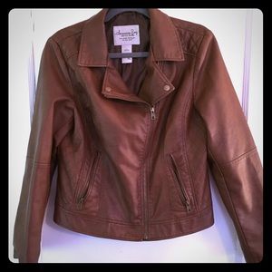 American Rag brown leather jacket