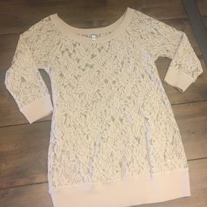 Express lace top