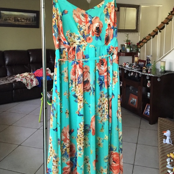 Floral maxi dress