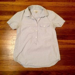 J.crew short sleeve popover