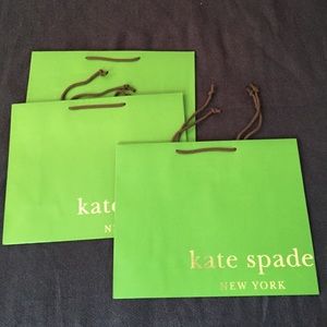 3 Shopping bags by Kate Spade