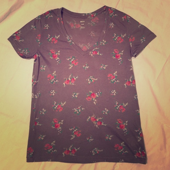 Urban Outfitters Flowered V-Neck