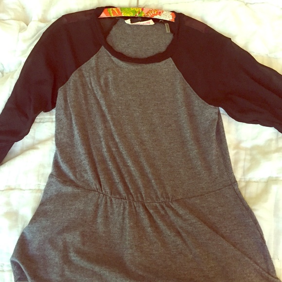 Sheer sleeved Rebecca Taylor blouse