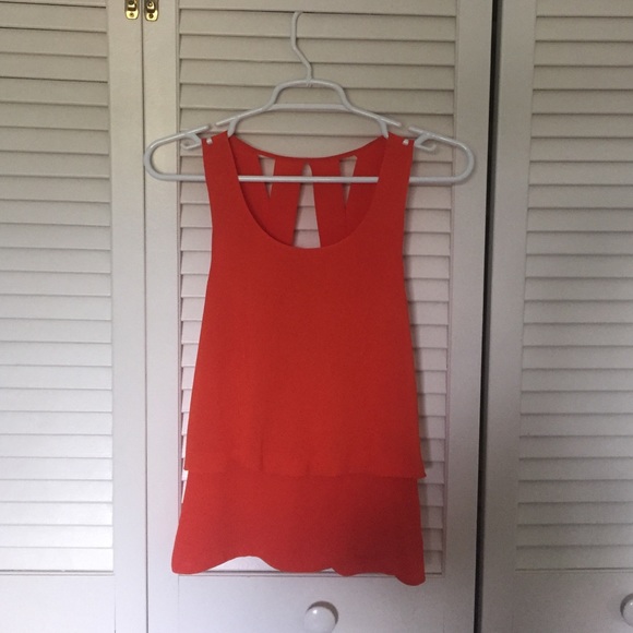 Naked Zebra S orange top
