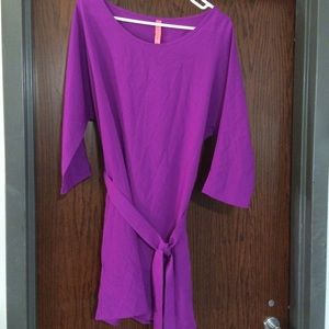 Purple shift style dress