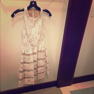 Aiden white lace dress