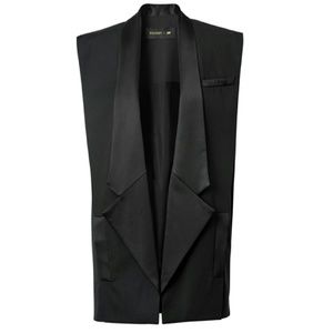 Hm Balmain Sleeveless Blazer