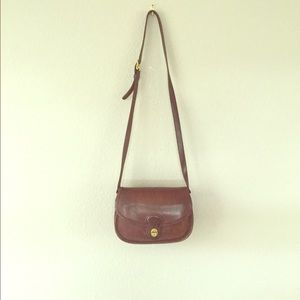Vintage Coach Leather Crossbody Bag