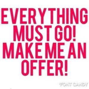 ‼️‼️EVERTHING MUST GO‼️‼️