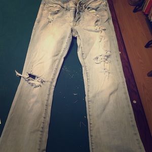 American Eagle ripped jeans