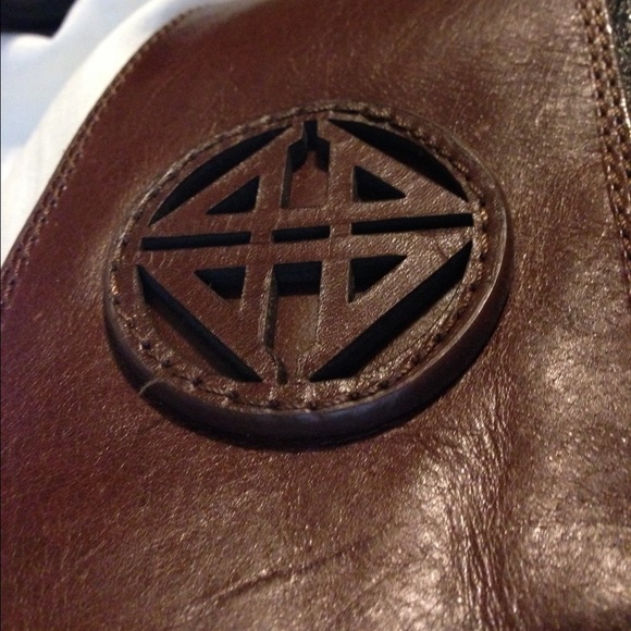 Antonio Melani Black/Brown Riding boots 9.5 - Picture 2 of 3