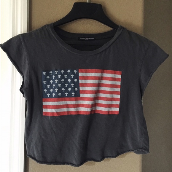 Brandy Melville Flag Graphic