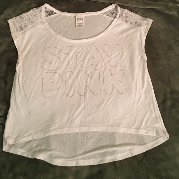 PINK by Victorias Secret Crop Tee