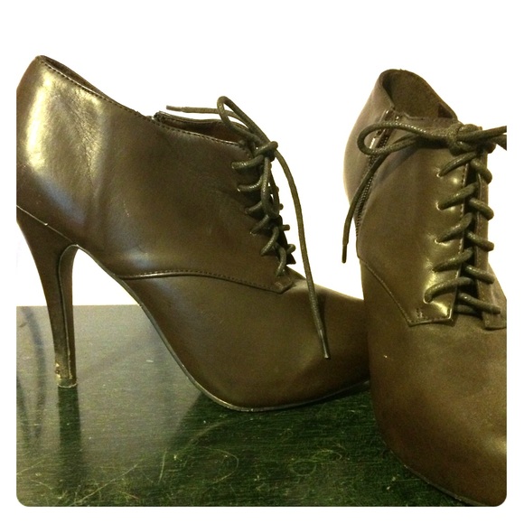 Brown booties