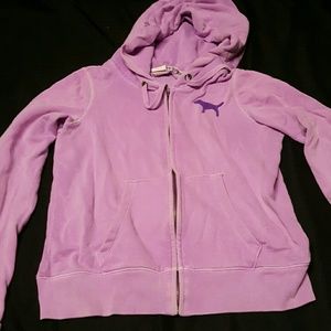 Size large fitted vs pink hoodie