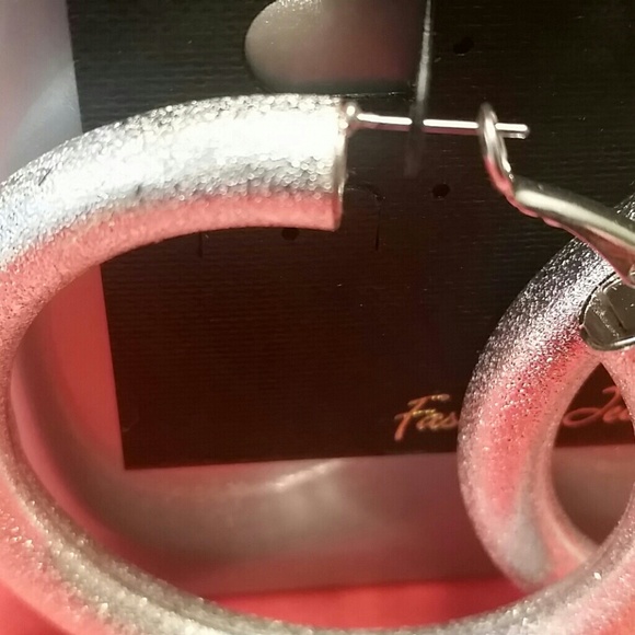 Silver Hoops - Picture 2 of 3